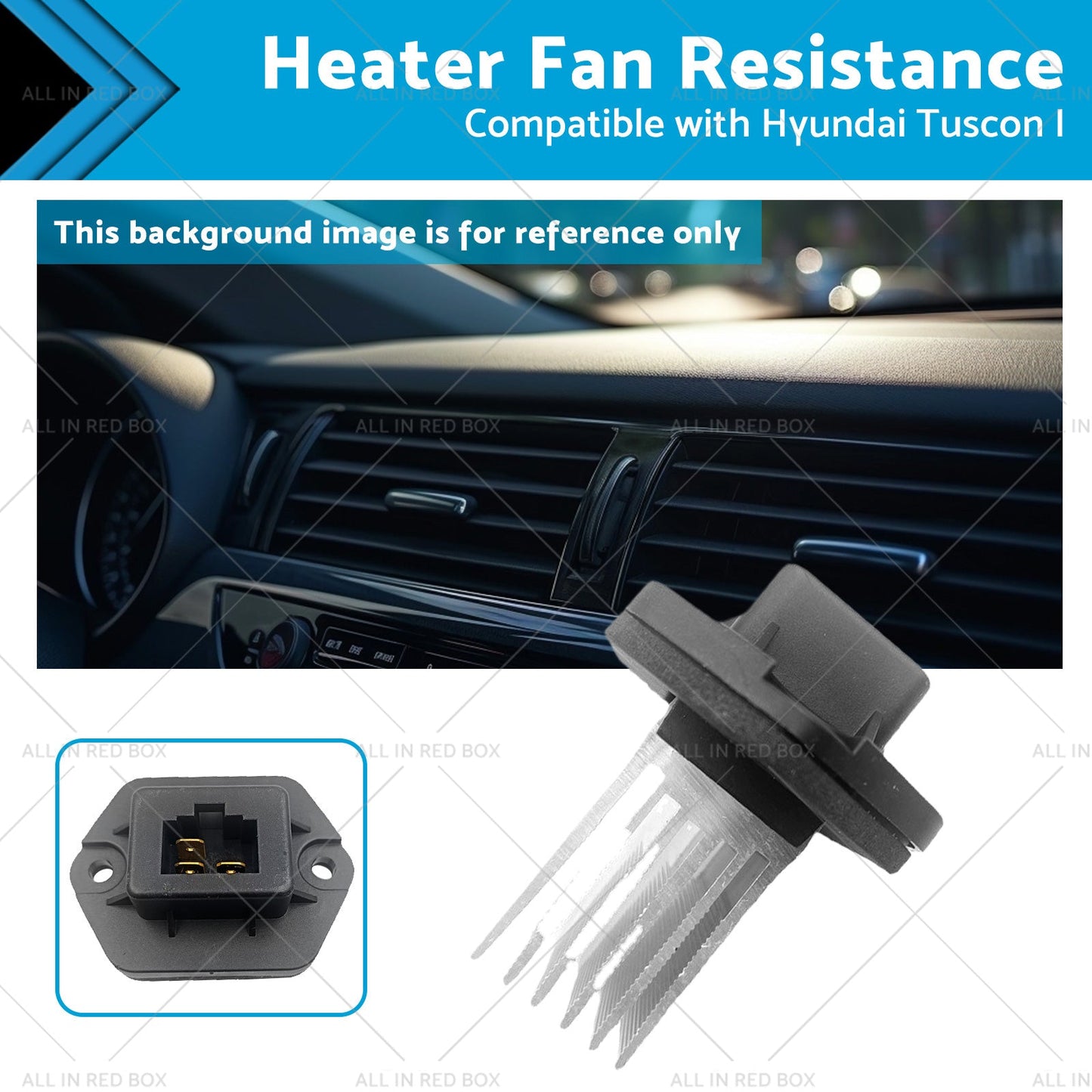 Heater Fan Resistor for Kia Sportage II/Hyundai Tucson I 2004-2010