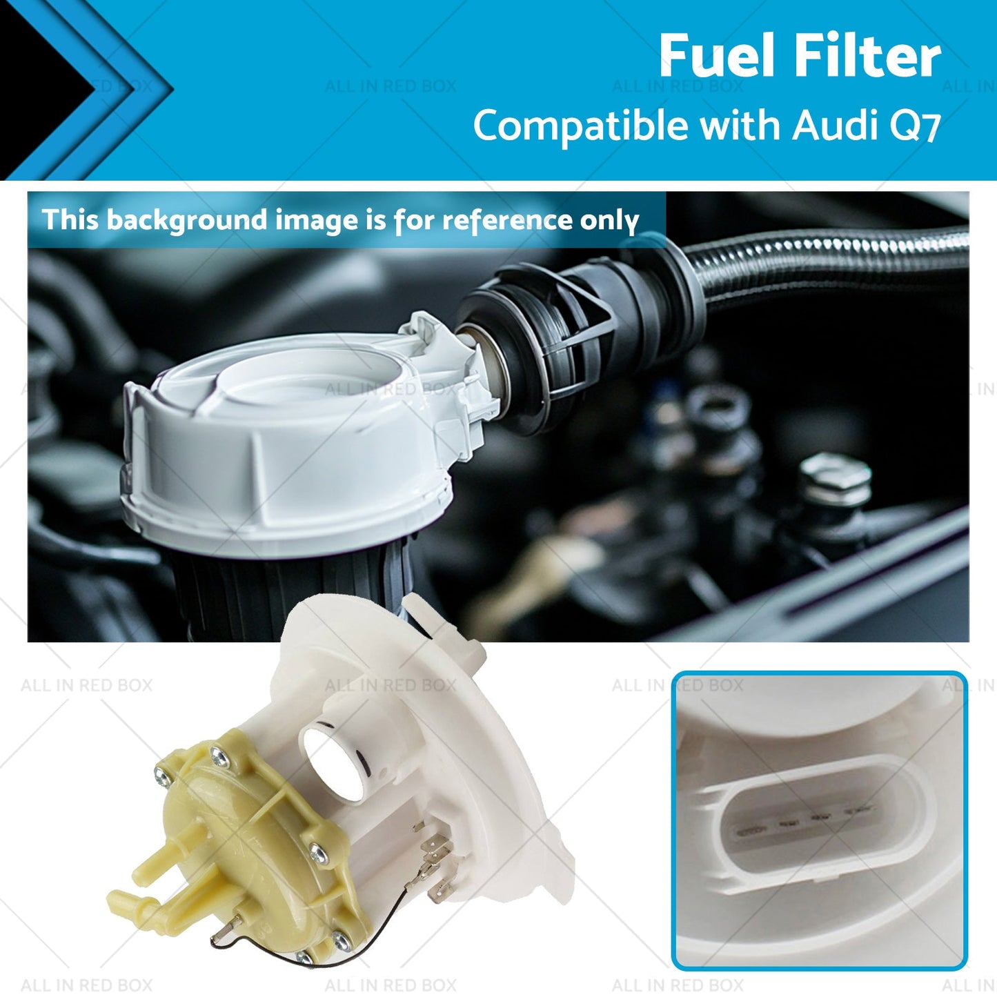 Fuel Filter 3.6L for Audi Q7 Base Premium 2007-2013
