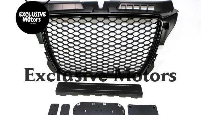 RS3 Honeycomb Grille for Audi A3/S3 8P 2009-2012 Black