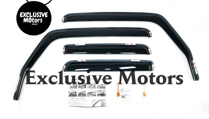 In-Channel Window Visor for Jeep Wrangler JK 4-Door 2007-2018