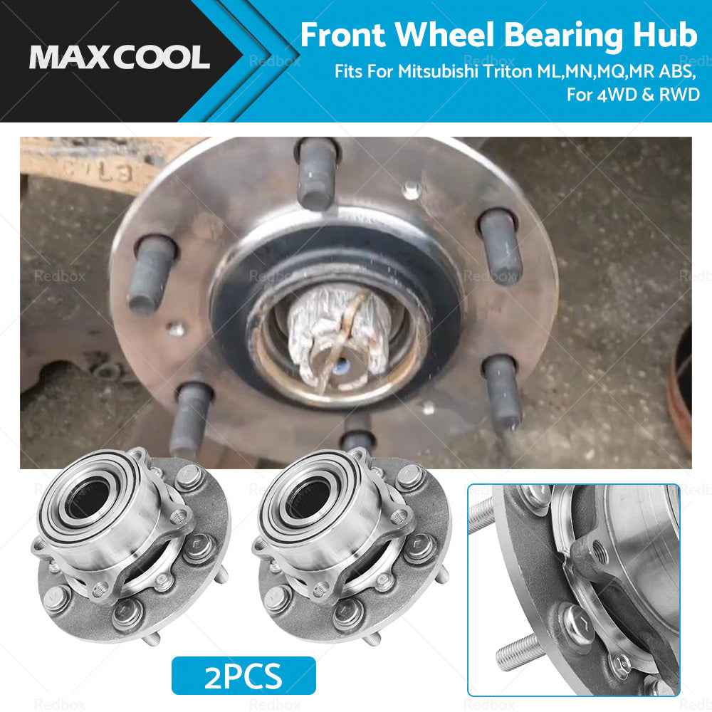 Front Wheel Bearing Hub for Mitsubishi Triton ML, MN, MQ, MR 2006-on