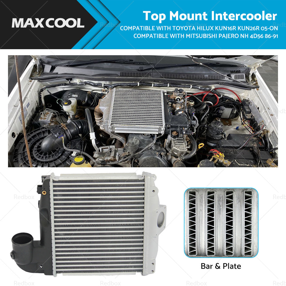 Intercooler for Toyota Hilux KUN16R KUN26R TD (2005-2017) or Pajero NH (1986-1991)