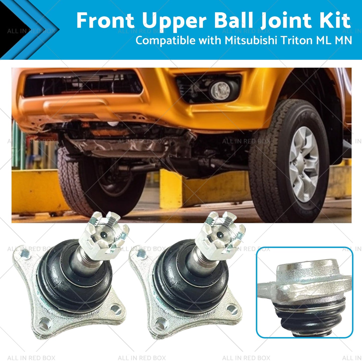 Front Upper Ball Joint Kit for Mitsubishi Triton ML MN UTE 4WD RWD 2006-2015