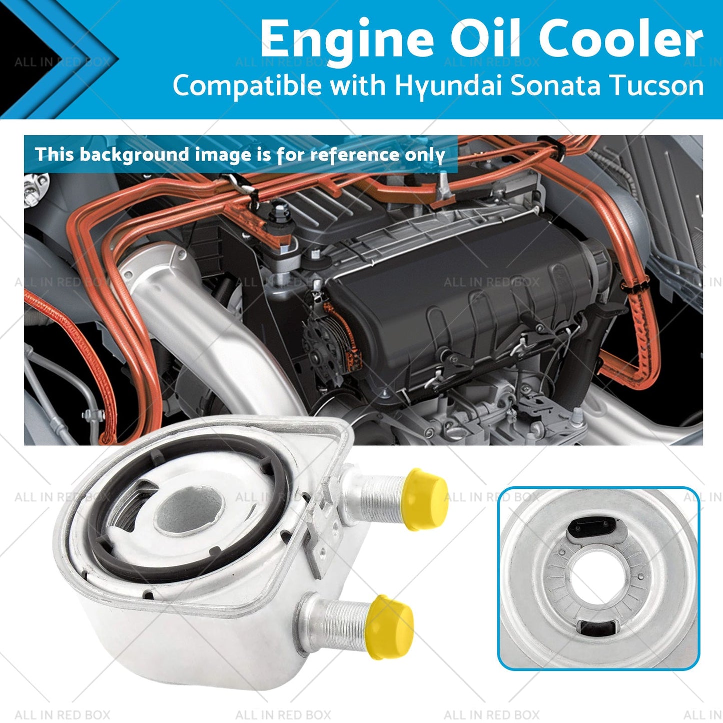 Engine Oil Cooler for Hyundai Sonata Tucson 2011-2014