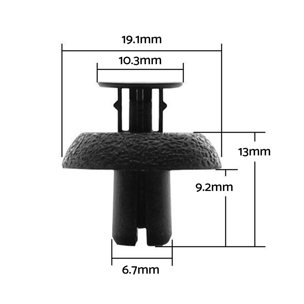 10x Engine Cover Clip Radiator Support Clip Suitable For Toyota LandCruiser 200 2007–2021-4