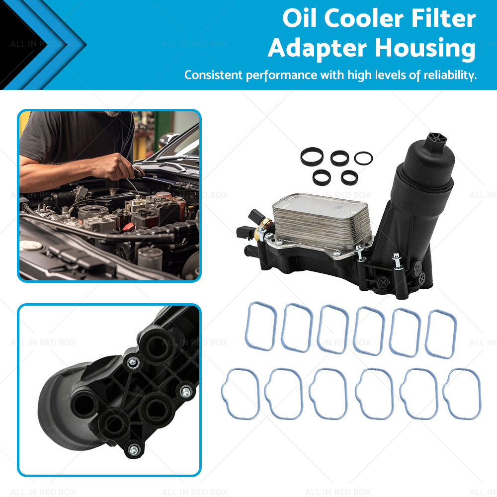 Oil Cooler Filter Adapter Housing for Chrysler Jeep Dodge Ram 3.6 2014-2017