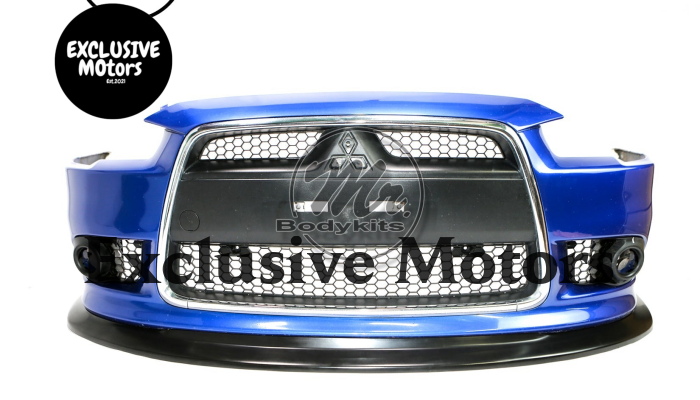 Plastic Front Bumper Splitter Lip for Mitsubishi Lancer Sedan/Hatch 2009-2015