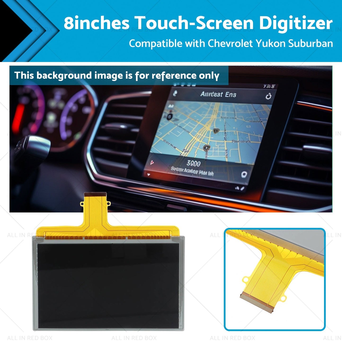 Touch-Screen Digitizer for Chevrolet GPS Navigation (2015-2018)