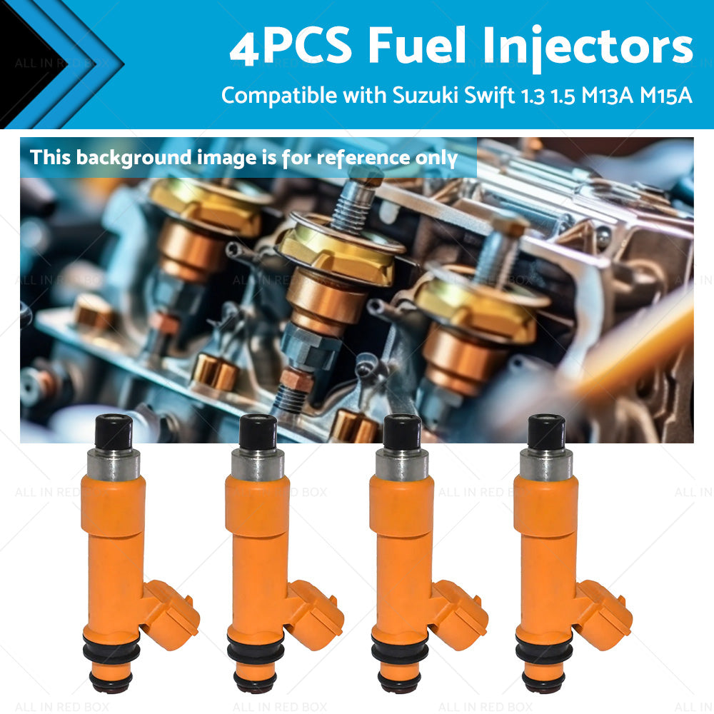 Fuel Injector Set for Suzuki Swift 1.3/1.5 M13A/M15A 2005-2016