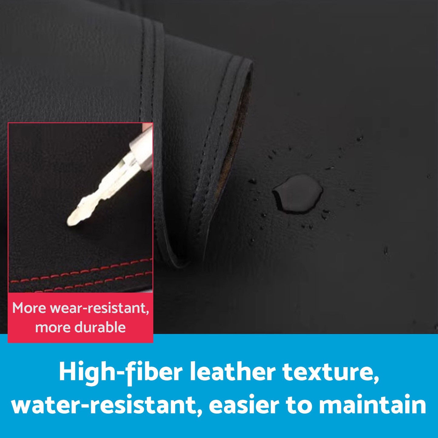 Non-Slip Dashboard Cover Microfiber Leather Suitable For Mazda CX-9 w/ HUD 2016--4