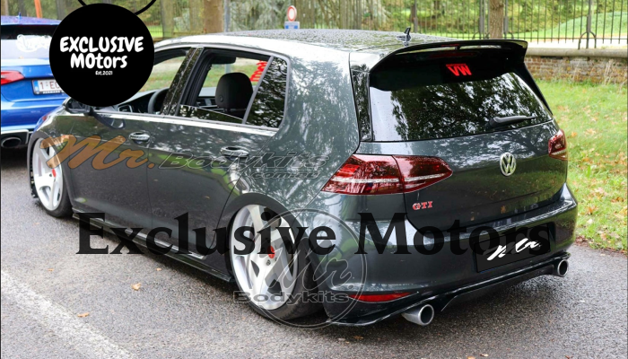 Black Rear Spoiler for Volkswagen Golf GTI/R 2012-2021 Clubsport