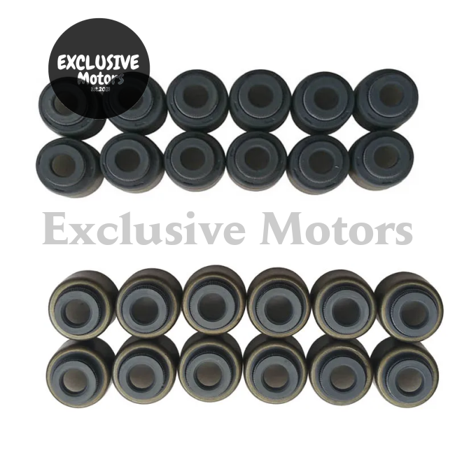 Valve Stem Oil Seals x 24 for Toyota Crown 1GGE