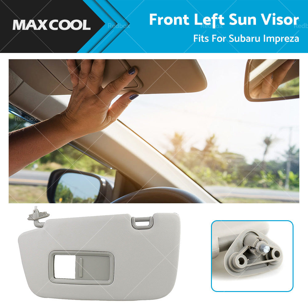 Front Left Sun Visor for Subaru Impreza WRX 2008-2014
