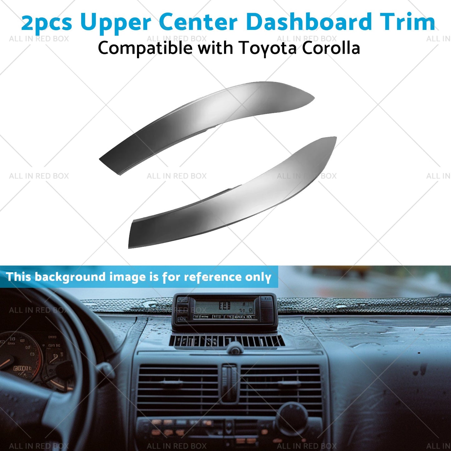 55436-02330 2pcs Upper Center Dashboard Trim Suitable for 09-13 Toyota Corolla-4