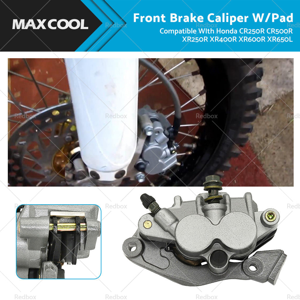 Front Brake Caliper for Honda CR250R XR250R XR400R XR600R XR650L 1983-2023