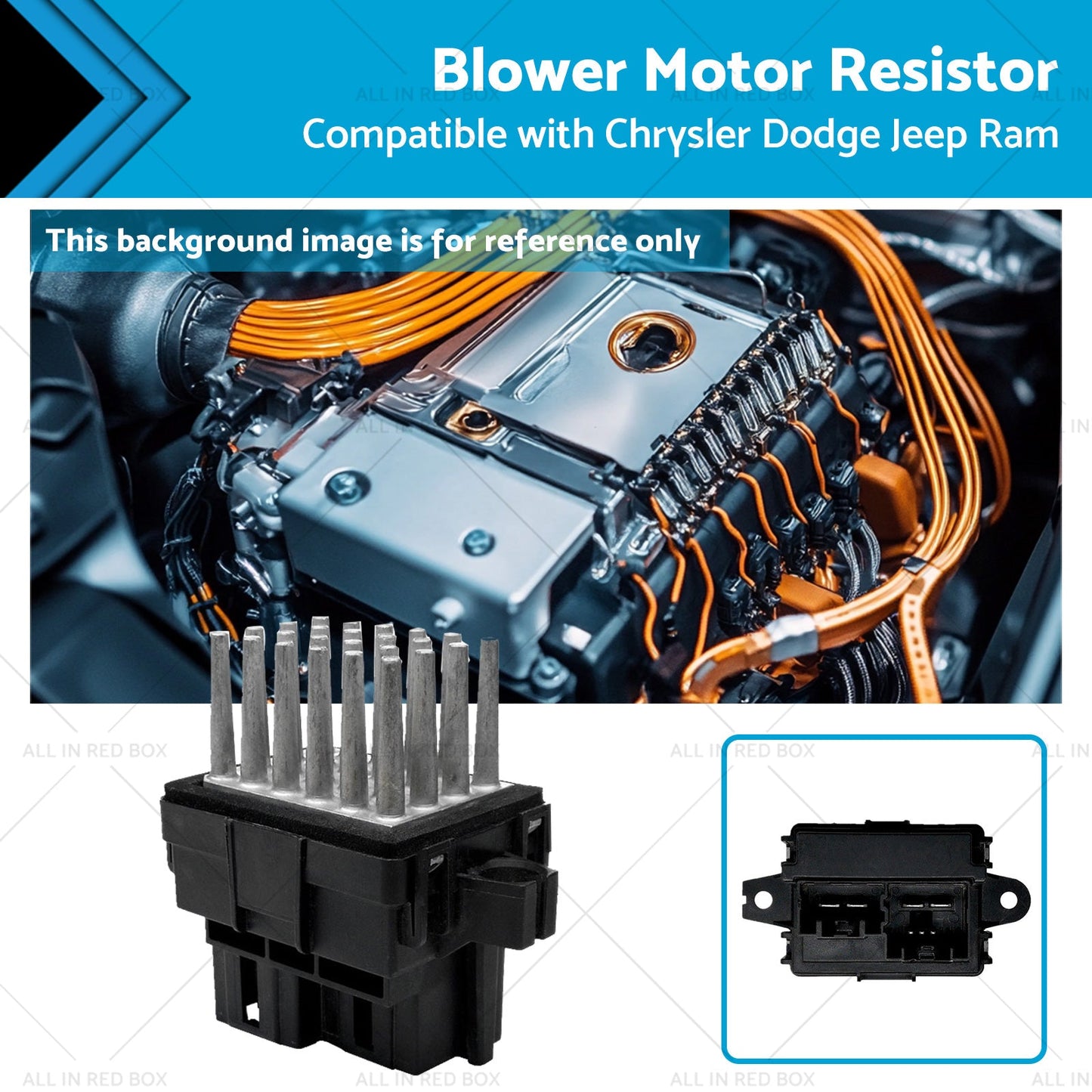 Blower Motor Resistor for Chrysler Dodge Jeep Ram 2008-2023