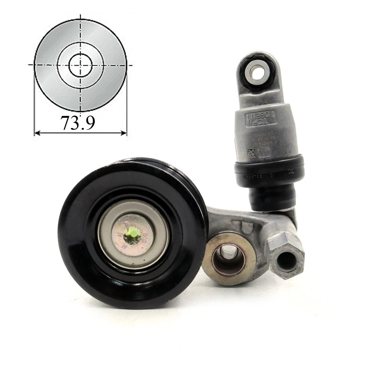 Aux Belt Tensioner Lever for Honda Civic FC4 FK8 Hatchback 2017-2019