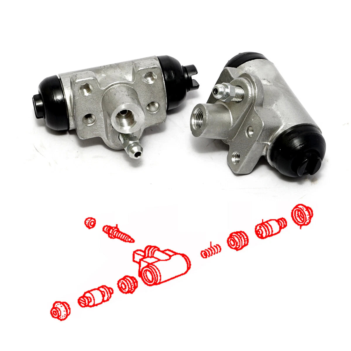 3/4 Rear Wheel Brake Cylinder for Honda City CG 3A2 D13B D15B Sedan 1999-2002