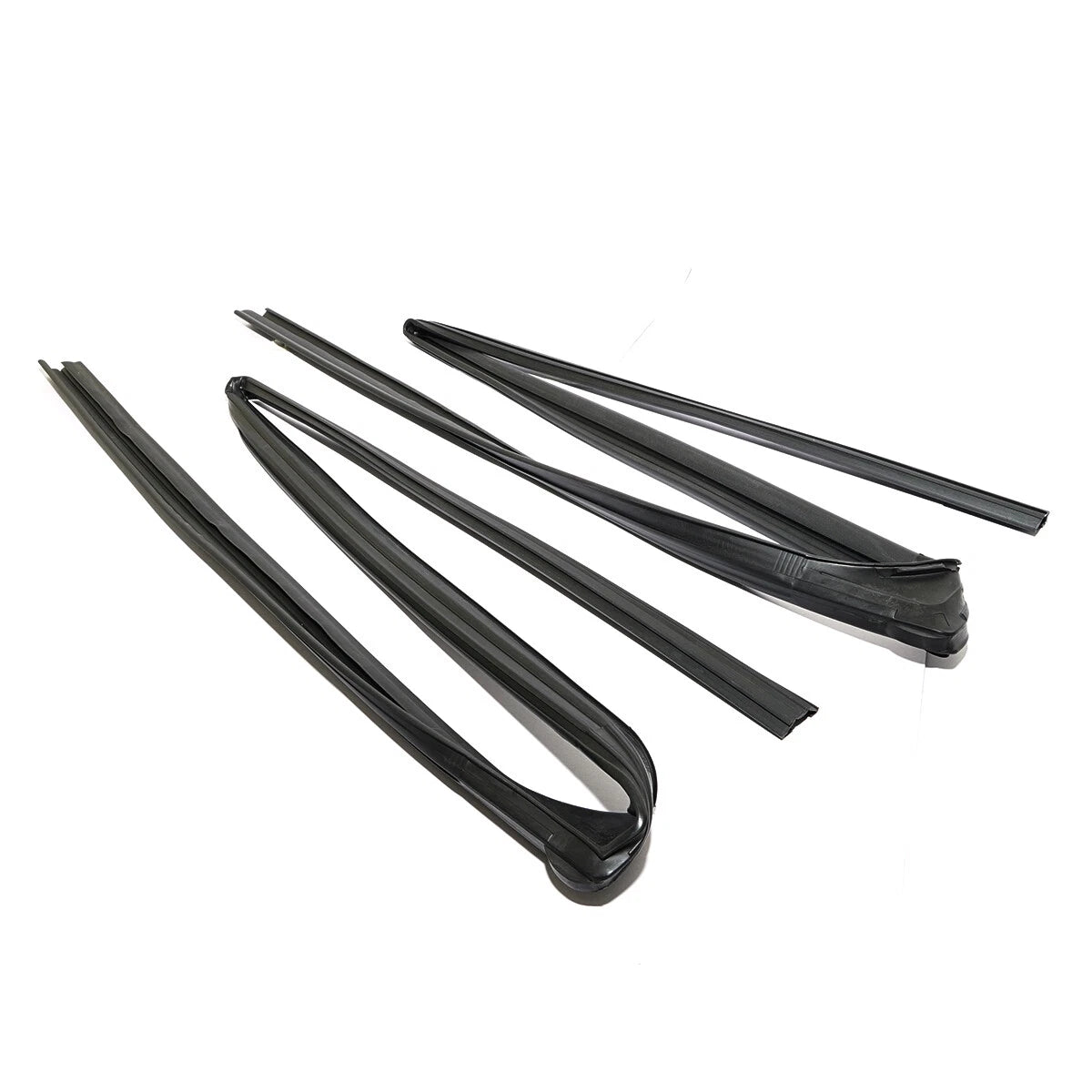 Rear Door Window Glass Run Channel Seal Set for Honda Accord 2008-2011