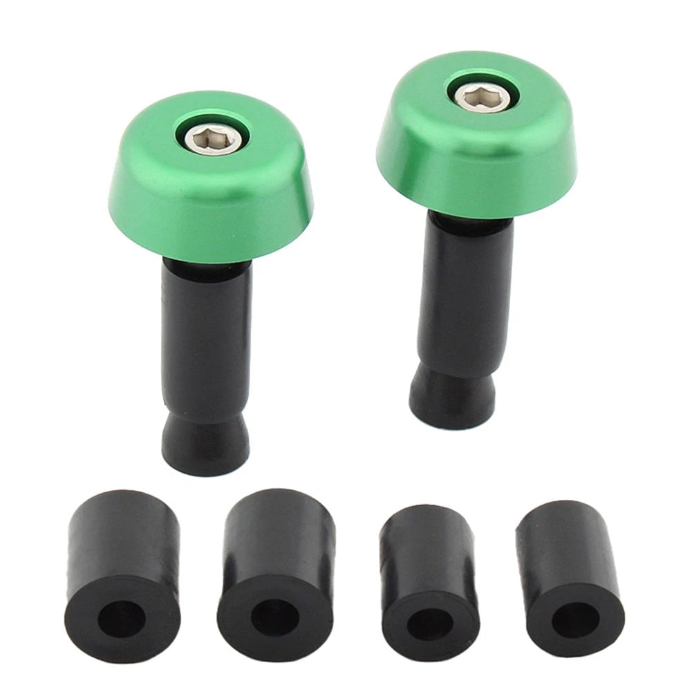 0.5in Handlebar Hand Grips & End Caps for Universal Motorcycle (No Year)