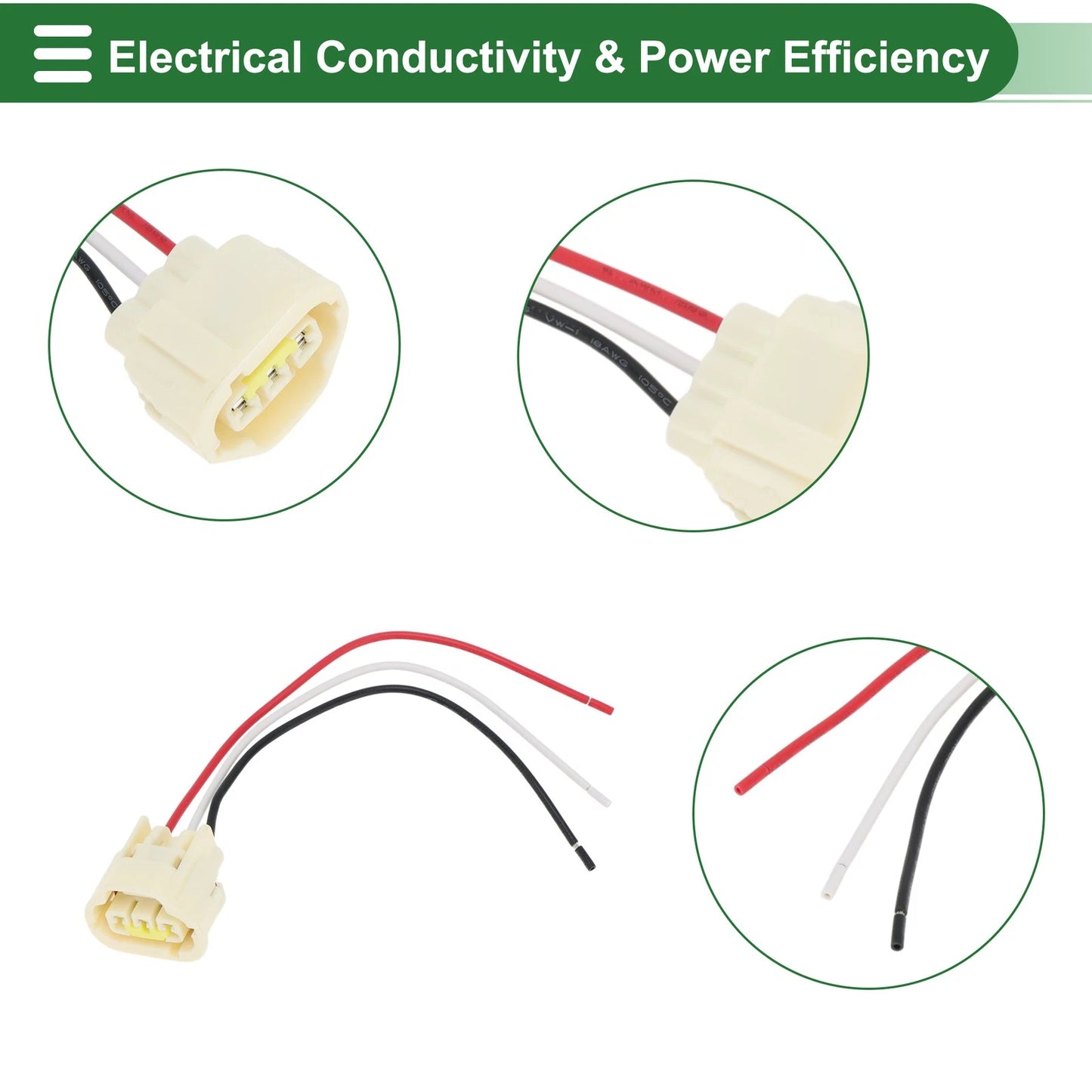 3 Pins Sensor Wiring Harnesses for Dodge B1500 (1997-1998)