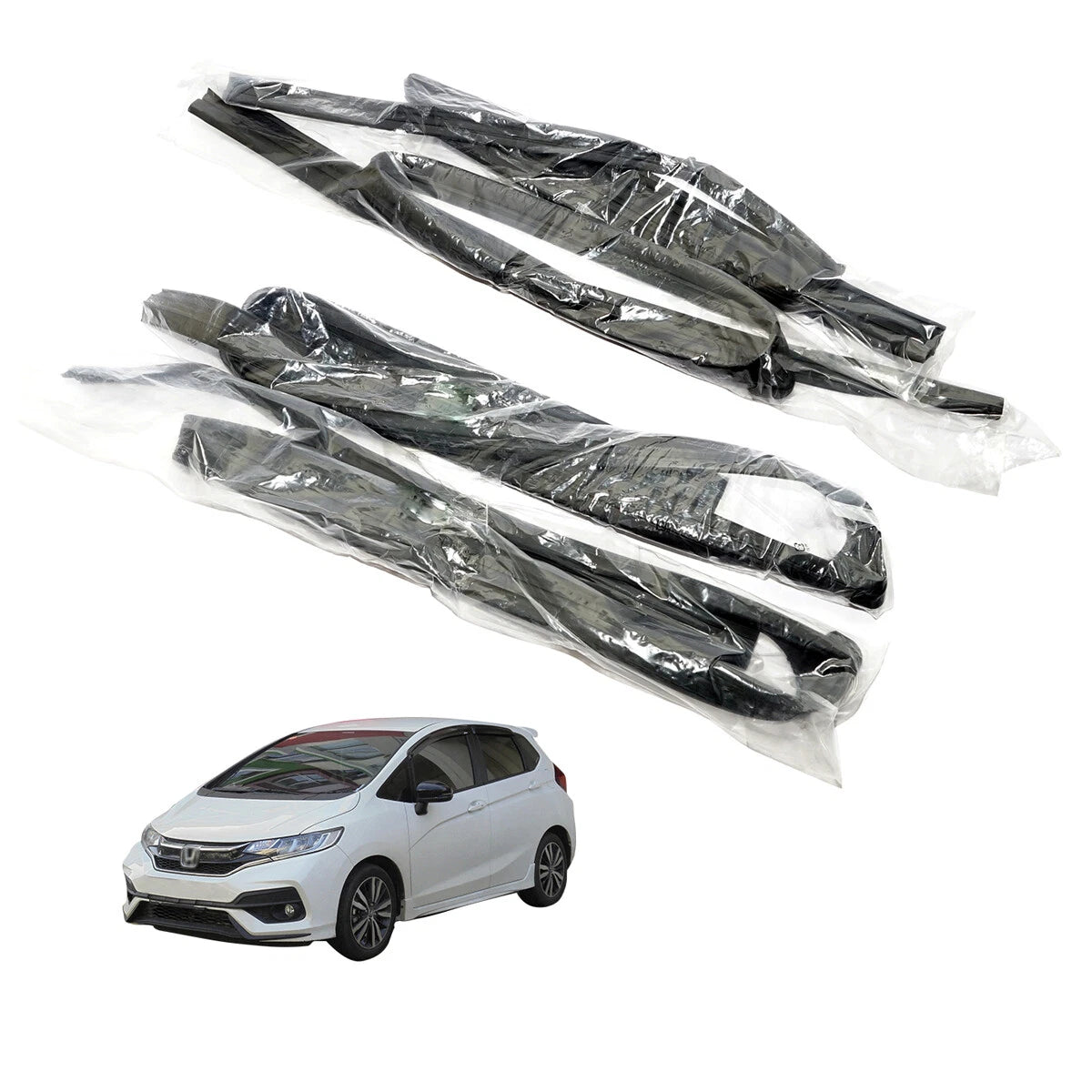 Front Rear Door Glass Run Channel for Honda Fit Jazz Hatchback 2015-2020