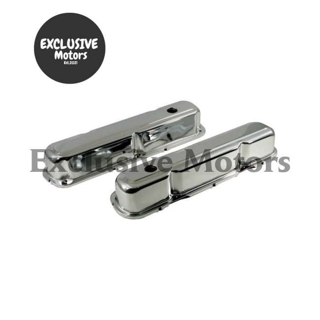Chrome Steel Rocker Covers for Chrysler Small Block 318/340/360 (1967-2002)