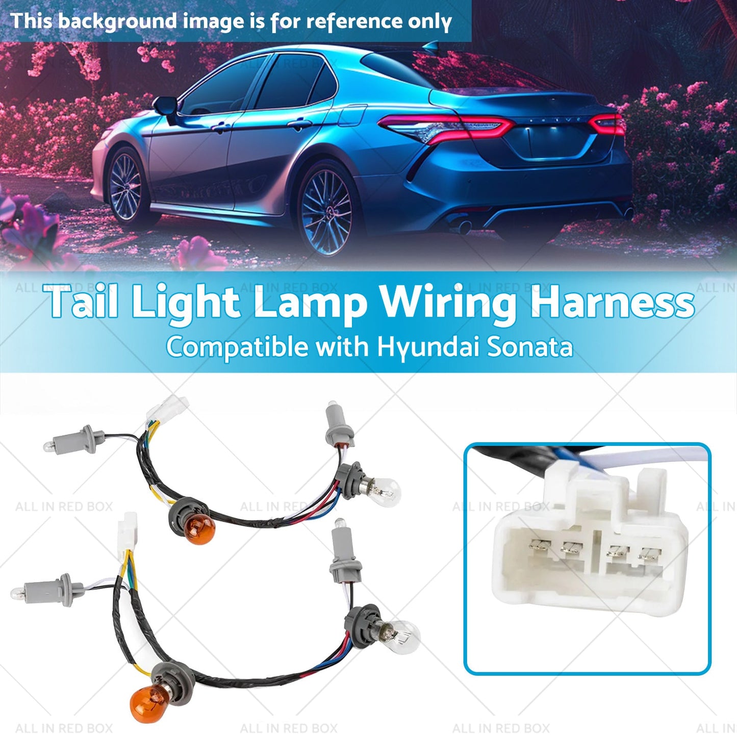 Tail Light Lamp Wiring Harness Suitable for 92450-3Q000 11-14 Hyundai Sonata-2