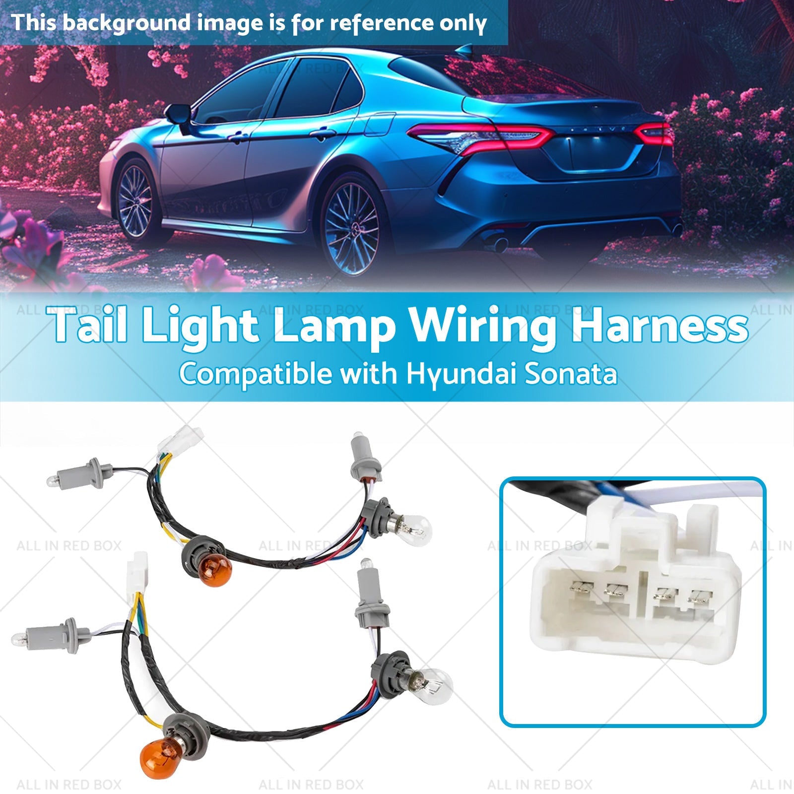 Tail Light Lamp Wiring Harness Suitable for 92450-3Q000 11-14 Hyundai Sonata-2