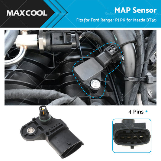 MAP Boost Pressure Sensor for Ford Ranger PJ/PK Mazda BT-50 2006-2011