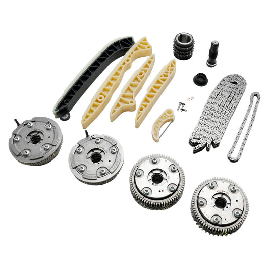 Timing Chain Kit & Camshaft Adjusters for Mercedes ML350 R350 E350 4Matic 10-11