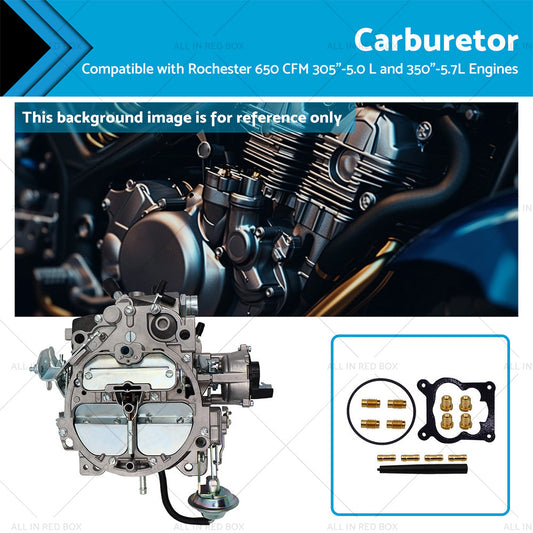 Electric Choke Carburetor 650 CFM for Chevrolet 305-350 1976-1989