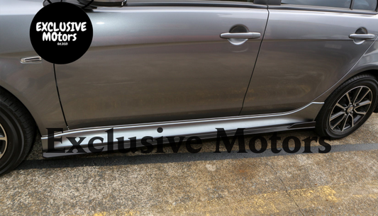 Side Skirt Extensions for Mitsubishi Lancer CJ CF 2007-2017 Factory