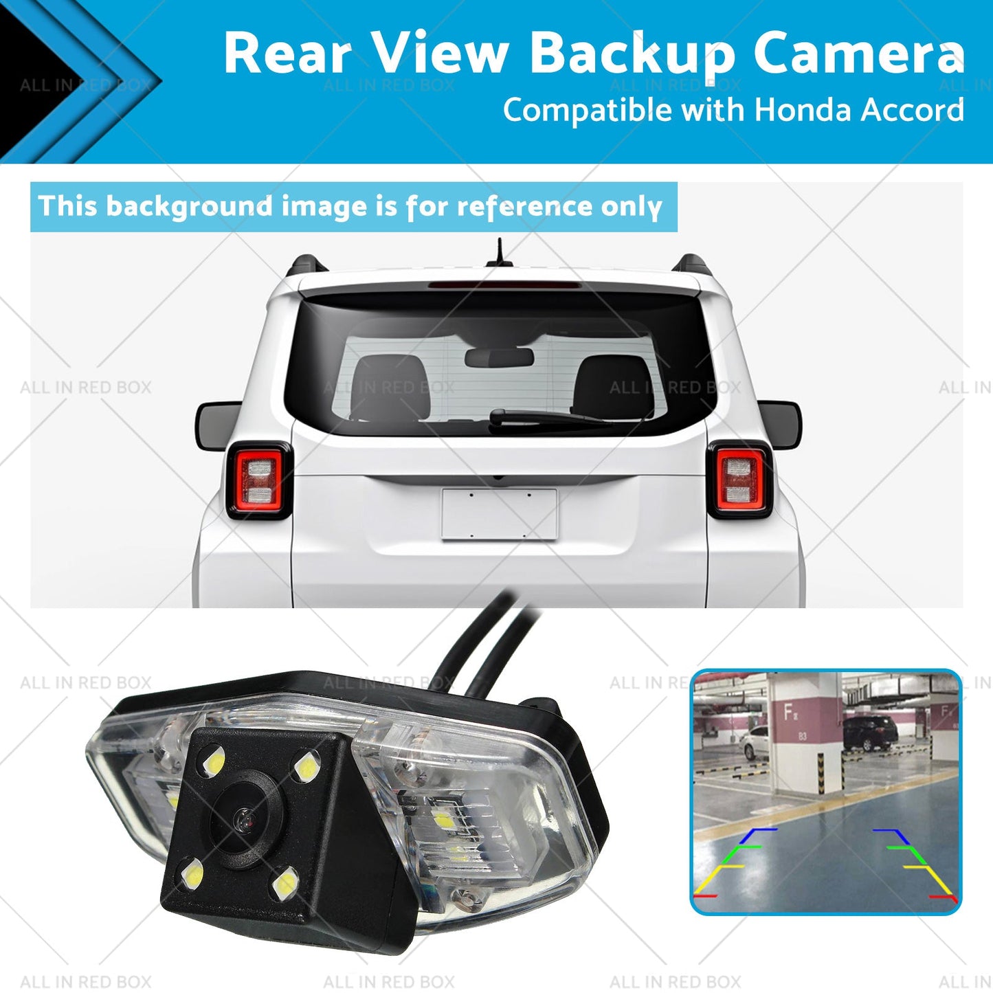 Rear View Backup Camera for Honda Accord Civic Pilot EK