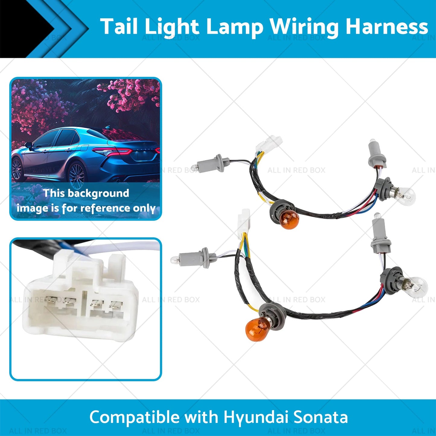 Tail Light Lamp Wiring Harness Suitable for 92450-3Q000 11-14 Hyundai Sonata-1