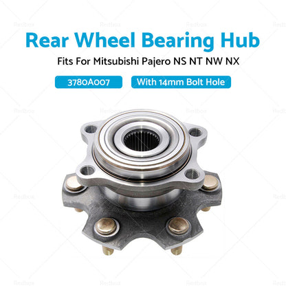 Rear Wheel Bearing Hub Fit For Mitsubishi Pajero NS NT NW NX with 14mm Bolt Hole-3