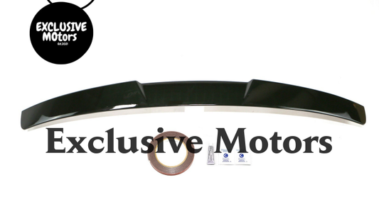 Black RS Rear Roof Spoiler for Audi A4 Sedan 2009-2015