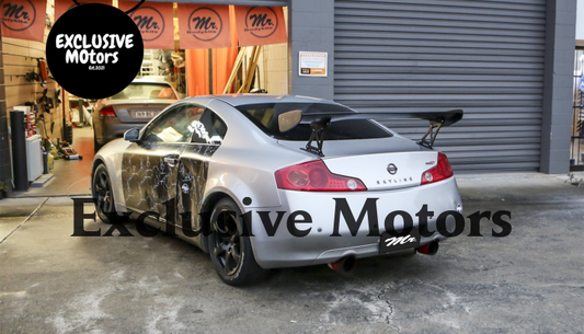 GT Spoiler Wing for Nissan Skyline V35 Coupe 2001-2007 Solid Plastic