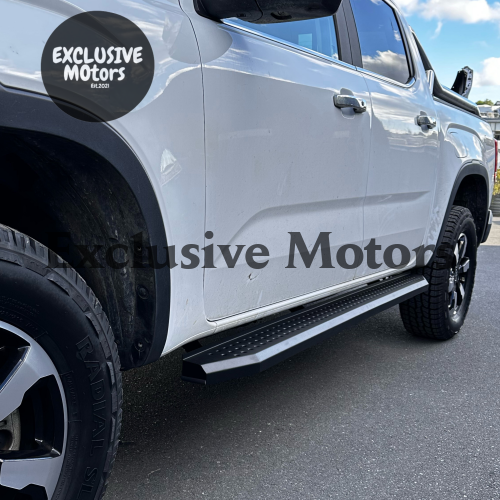 Side Step Running BoardsBlack Steel for Volkswagen Amarok (2010-2023)