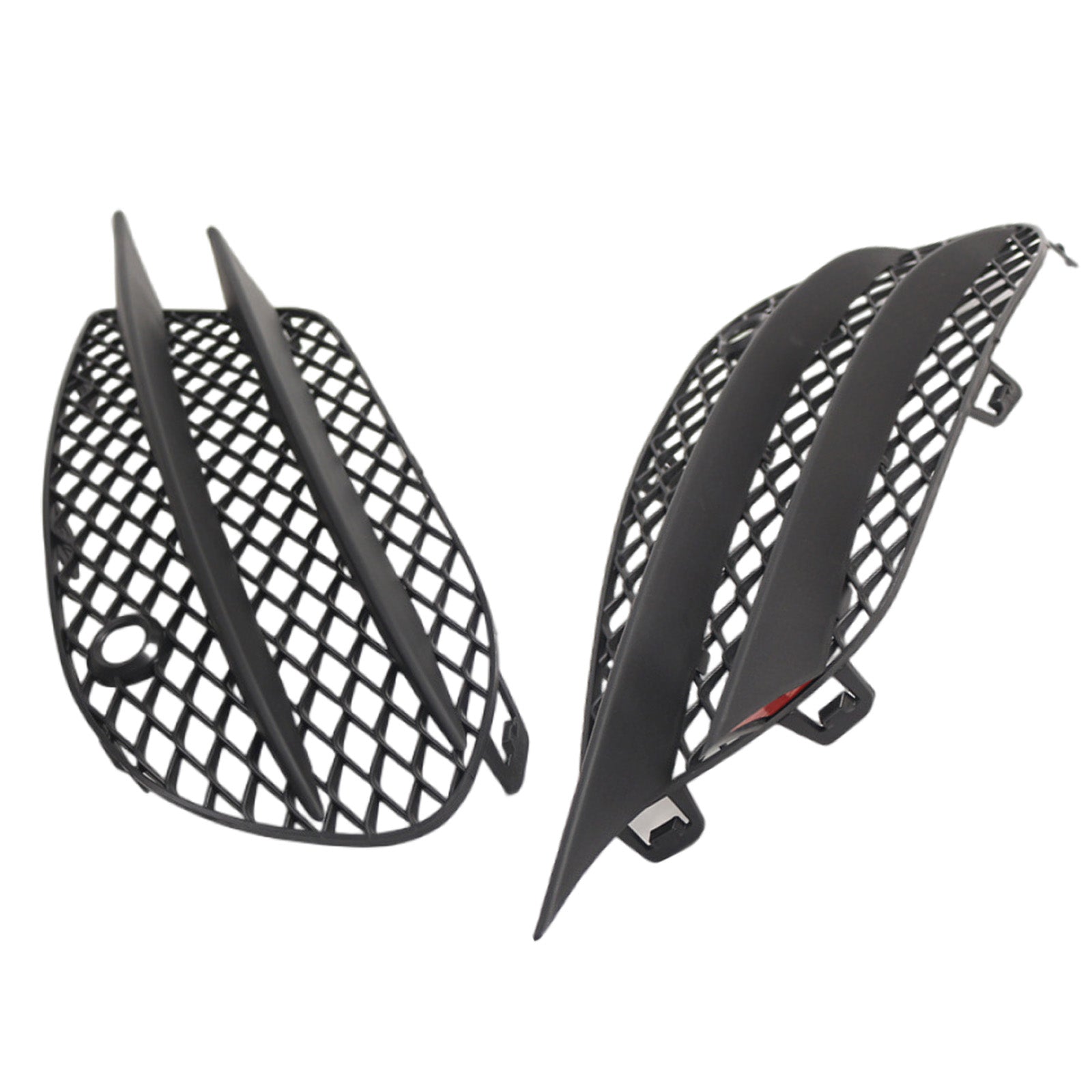 Pair Front Bumper Fog Lamp Grille Suitable for Mercedes-Benz C-Class W205 15-18-3