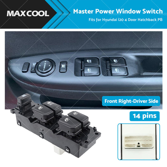 Power Window Control Switch for Hyundai i20 Hatchback (2008-2013)