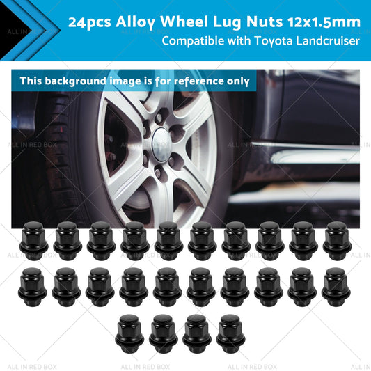 12x1.5mm Alloy Wheel Lug Nuts for Toyota Land Cruiser 2008-2021