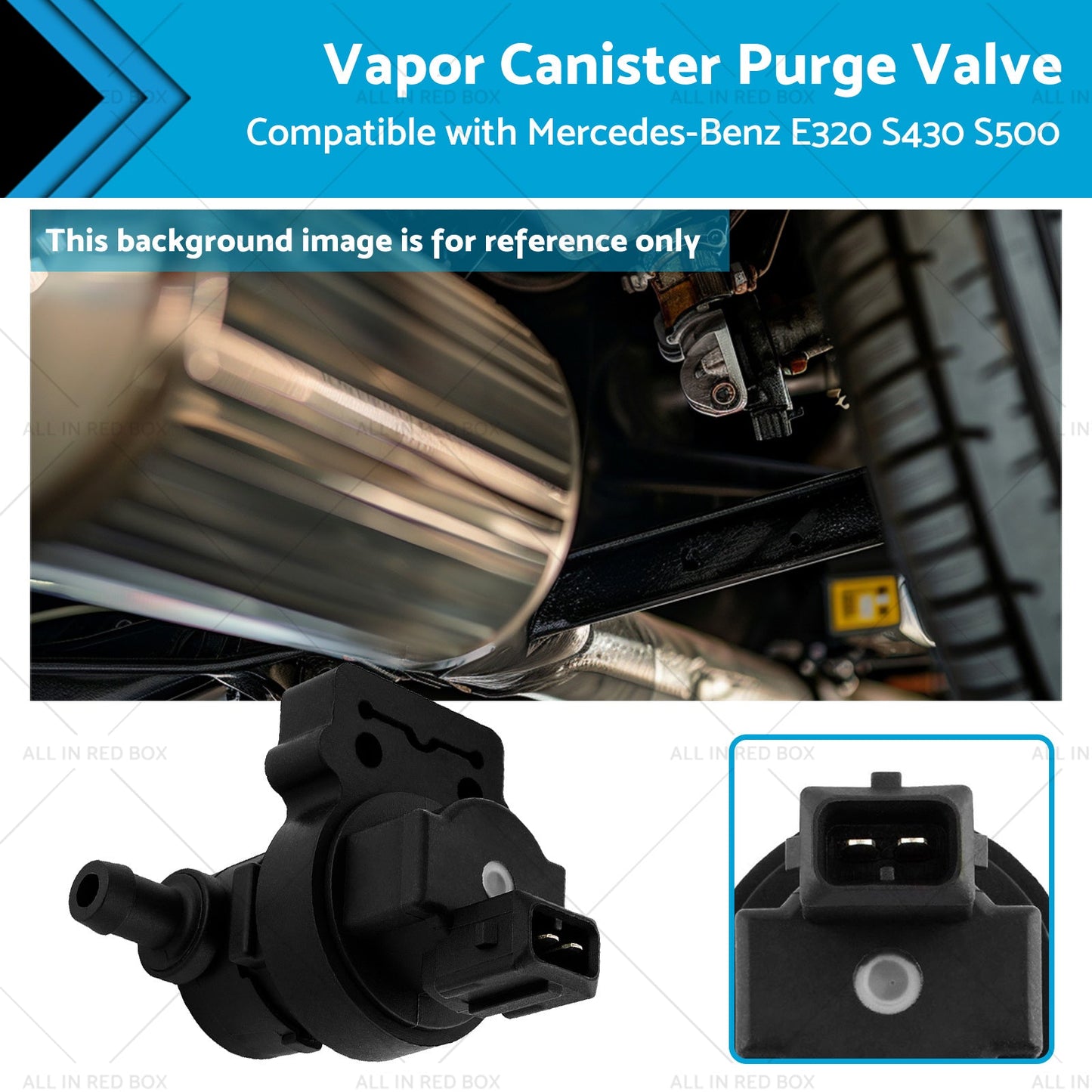 Vapor Canister Purge Valve for Mercedes-Benz E320 S430 S500 1998-2006