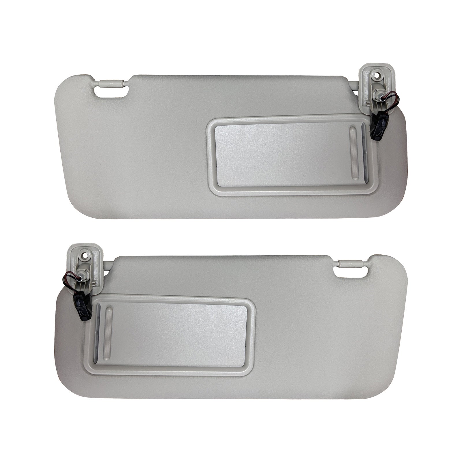 2x Sun Visors Right & Left With Light Suitable For Mazda 3 2010-2013 BBM369270C75-0