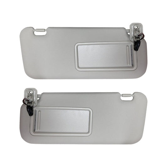 2x Sun Visors Right & Left With Light Suitable For Mazda 3 2010-2013 BBM369270C75-0