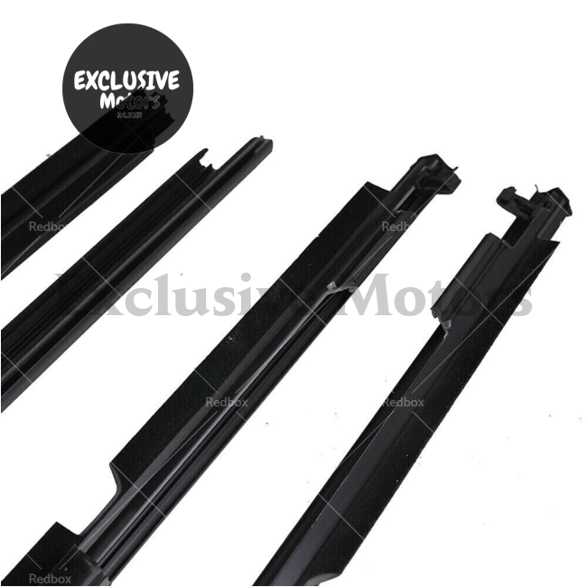 4X Door Glass Seal Weatherstrip for Toyota Land Cruiser Prado 120 Series