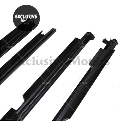 4X Door Glass Seal Weatherstrip for Toyota Land Cruiser Prado 120 Series