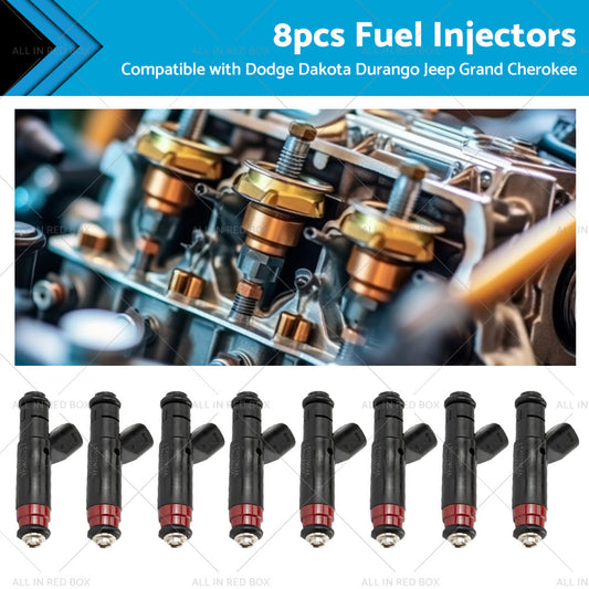 8PCS Fuel Injector for Dodge Ram Jeep Grand Cherokee 2001-2003