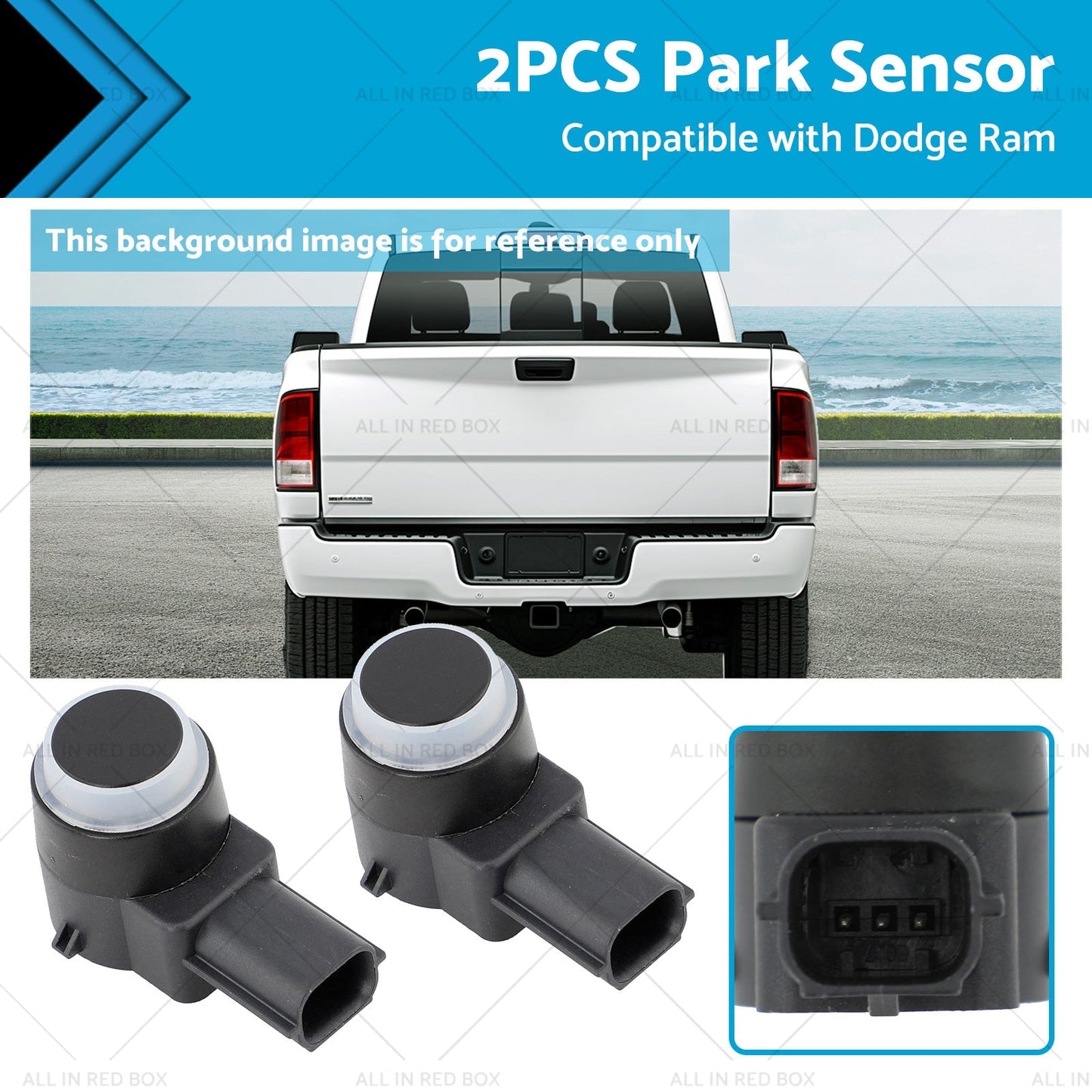 2x Park Sensor for Dodge Ram Chrysler 300 Dodge Journey 2009-2018