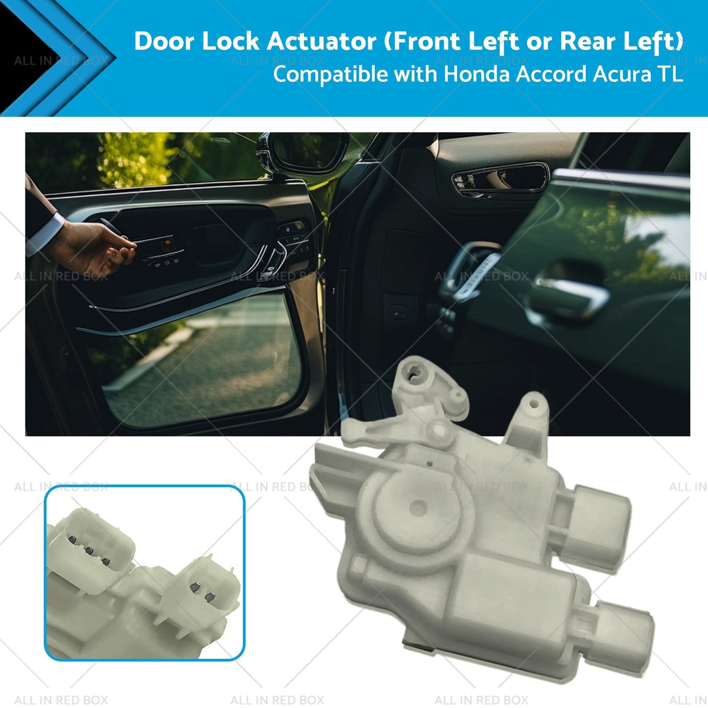 Front Left Door Lock Actuator for Honda Accord Acura TL (2003-2007)